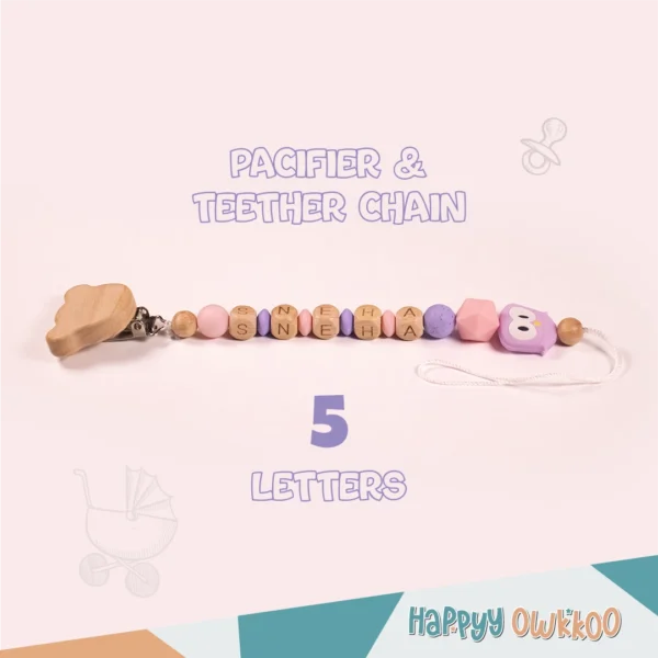 Baby Items, Silicone Products, Baby Chain, Pacifier, Teether, Chain, Pacifier Chain, Teether Chain, Wooden, Wooden Chain,