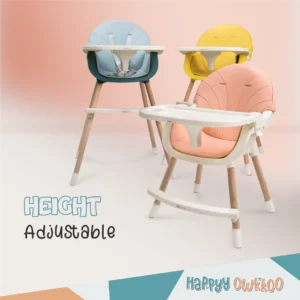 Baby High Feeding Chair, Baby Chair, Feeding Chair, Wooden Chair,Baby Items, Baby Weaning, Baby Weaning, Baby Feeding Items, Baby Feeding, Happyy Owkkoo, Happy